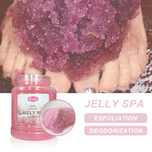 Citrus Rose Zitrone Teebaum Minze Lavendel Fuß <span class=keywords><strong>Spa</strong></span> Kristall gelee Fuß Einweichen Kristalls chlamm Peeling Reinigung 700g Jelly <span class=keywords><strong>Spa</strong></span> - Product Image 2