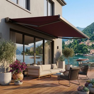 Toldo Retráctil Impermeable para Patio, con Marco de Aluminio y Casete Completo, para Terraza, Jardín, Protección contra Lluvia y Sol, para Todas las Estaciones - Product Image 4