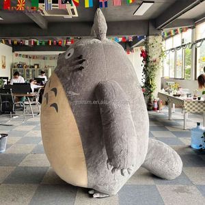 <span class=keywords><strong>Disfraz</strong></span> Inflable de <span class=keywords><strong>Totoro</strong></span> para Adultos, Traje Acolchado de Gato para Halloween, Cosplay de Mascota de Zorro, Estilo Anime, Unisex, Mardi Gras - Product Image 4