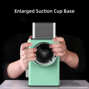 مجموعة قطاعة ومبشرة الجبن والخضروات والجزر الدوارة 3 في 1 متعددة الأغراض مع ذراع تدوير يدوي من الفولاذ والبلاستيك الغذائي، أداة للمطبخ - Product Image 5