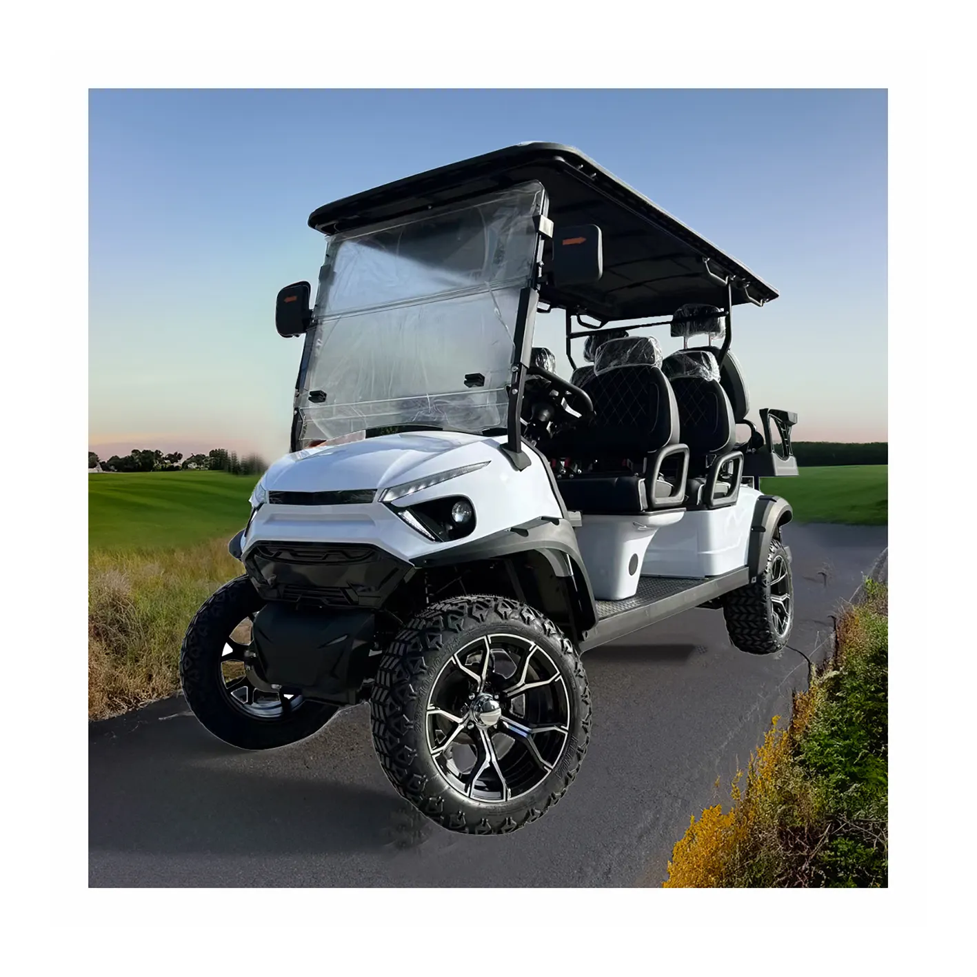 Carrello da Golf elettrico 48V ad alta velocità 5KW 72V motore a corrente alternata batteria al litio Club Car Gold Cart