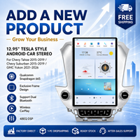 OEM ODM Navigation GPS de style Tesla de 12,95 pouces avec DSP intégré USB pour Chevrolet Tahoe Suburban 2015-2019 GMC Yukon 2021-2026