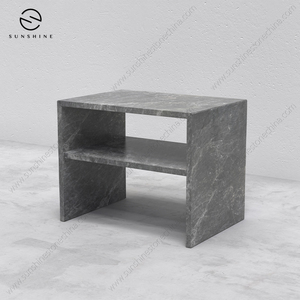 High-End Luxury Geometric Onyx Stone End <b>Table</b> Modern Art Decor for Living Room and <b>Office</b> by RicoGlobal Malaysia - Product Image 1