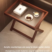 Table basse pliante en bambou pour chambre et salon – Design moderne et simple, personnalisable, mobilier de salon