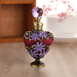 10ml enamel floral scent <b>bottle</b> retro daisy-shaped fragrance <b>bottle</b> luxurious decorative perfume <b>bottle</b> - Product Image 4