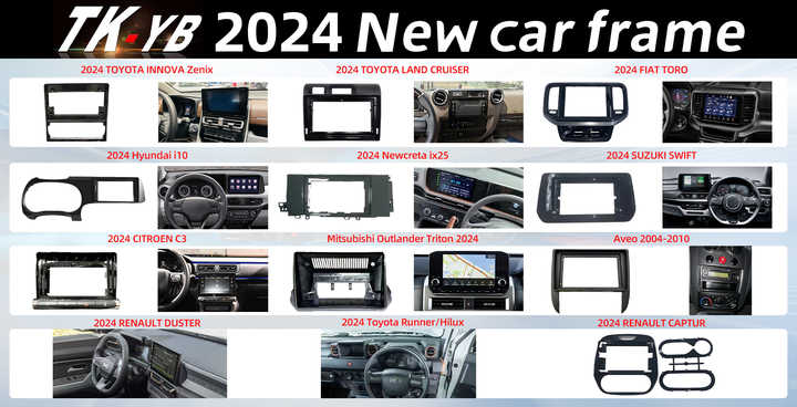 Factory Direct Car Radio Frame Car Android Frame Car Dvd Fascia Android ...