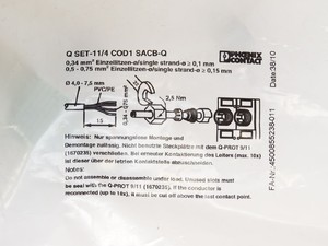 Plc Contact 1670743 Q Set-11/4 <span class=keywords><strong>Cod1</strong></span> Sacb-q Fitting Set / Nouvel emballage d'origine pour produit sous garantie - Product Image 2