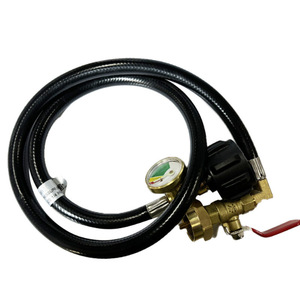 Portable Gas <b>Stove</b> Hose 8 Mm Stainless Steel Qcc Connector For 1 Lb To 20 Lb Propane Tank Conversion - Product Image 2