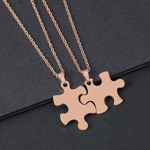 Collar de Acero Inoxidable con Diseño de Nombre Personalizado, Estilo Pareja, Precio Bajo - Product Image 5