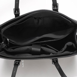 Large Capacity Work Business PU Leather Tote Bag Fashion Portable Shoulder Tote Bag <strong>Laptop</strong> <strong>Handbag</strong> for <strong>Women</strong> Daily - Product Image 4