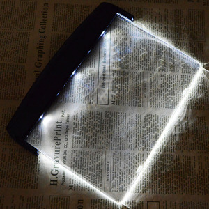 <span class=keywords><strong>Loupe</strong></span> de lecture pleine page A4 <span class=keywords><strong>avec</strong></span> lumière LED MG89078 - Product Image 2