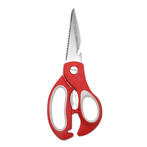<b>Kitchen</b> <b>Scissors</b> Stainless Steel 7 In Red Straight Head Multi Functional For Home Use - Product Image 4