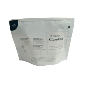 Customized Logo Printed Plastic Mylar Pouch with Slider Zipper Microwave Steam <strong>Steriliser</strong> <strong>Bags</strong> with Display Paper Box - Product Image 1