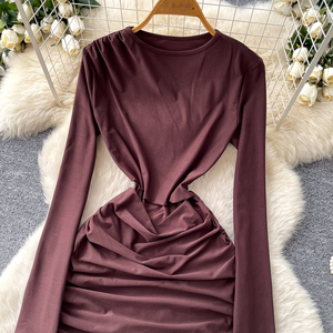 Abito Midi Elegante Estivo 2026 con Scollo a O per Donna - Product Image 2