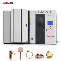 Machine de placage ionique sous vide AsiaLink PLC pour pieds de table, cadres de chaise, pièces métalliques de meubles, revêtement décoratif