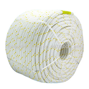 Corde en polyester tressée double haute ténacité, couleur personnalisée, résistante aux UV, haute résistance, pour <span class=keywords><strong>camping</strong></span> en plein <span class=keywords><strong>air</strong></span>, marine, amarrage et remorquage - Product Image 4