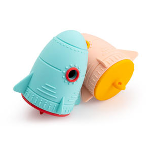 सिलिकॉन पालतू भोजन डिस्पेंसर और रॉकेट लांचर च्यू खिलौना विरोधी धीमी-खाने वाले कुत्ते को बोरियत राहत के लिए - Product Image 2