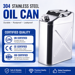 Bidons métalliques en acier inoxydable 304 antirouille de qualité <span class=keywords><strong>alimentaire</strong></span> pour l'huile de palme, fûts industriels pour réservoirs de carburant biodiesel - Product Image 1
