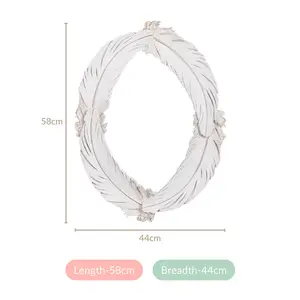 Elegante espejo de pared decorativo con vidrio resistente a los arañazos y diseño elegante perfecto para hogares modernos y espacios de oficina - Product Image 3