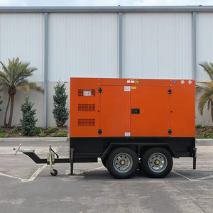 Générateur diesel de remorque mobile silencieuse portative de 20kw 40kw 50Kw 80Kw 100Kw 120kw 150Kw 200Kw avec le moteur de Cummins Perkins Baudouin - Product Image 5