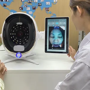 2024 escáner 3D profesional Dispositivo de espejo facial dermatoscopio máquina de análisis de piel máquina analizadora de piel Facial