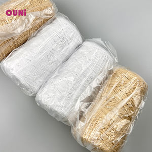 300 grammo fabbrica produrre commercio all'ingrosso prezzo negozio di vendita bianco PearlsYarn6ply100 % filo di cotone con 3mm dimensioni di perle di vetro per filati - Product Image 2