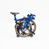 Bicicleta plegable con marco de aleación de aluminio 6061, gran oferta, neumático de 16 pulgadas, Mini bicicleta de 5 velocidades, bicicleta de viaje de ciudad para todos