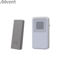 Sonnette de porte sans fil intelligente, 32 mélodies, kit de sonnette de porte domestique, sonnette de porte sans fil, sonnette de porte étanche