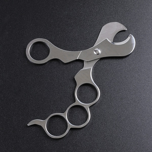 Tijeras para Cigarros de Acero Inoxidable al por Mayor, Diámetro de Corte de 23 mm |   Tijeras para tabaco de bolsillo con mango articulado, a granel, YunAng OEM - Product Image 3