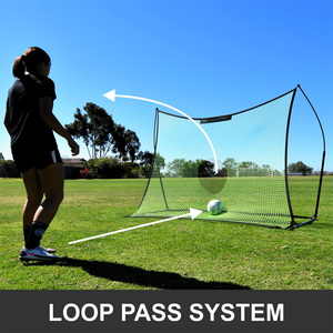 7x7 ft xách tay phục hồi bóng đá Net bóng đá Mục tiêu <span class=keywords><strong>Pop</strong></span> <span class=keywords><strong>Up</strong></span> rebounder Net đào tạo gấp Net - Product Image 2