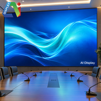 Écran LED d'intérieur AI Display P0.6 P0.7 P0.9 Premium CE FCC COB, mur vidéo LED à pas ultra fin 4K UHD, écran LED sans soudure pour salles de réunion