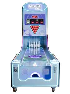 Máquina de Videojuegos de Bolos Automática que Funciona con Monedas, Simulador de Sistema de Consola de Videojuegos de Bolos, Máquina de Juego de Bolos con Funciones de Disparo Láser - Product Image 5