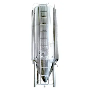 Tanque de fermentação conical para artesanato, 200l 500l 1000l 5000l 10000l, cerveja, sus glicol, resfriamento jaqueta, fermentação jaqueta, tanque de brite