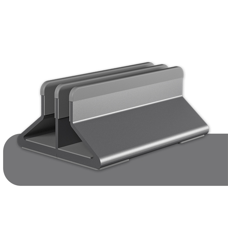 Регулируемый алюминиевый настольный органайзер, двойной настольный держатель для хранения для всех ноутбуков, MacBook, планшетов