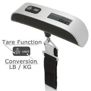 Praktische 50kg gute digitale Gepäck waage mit Gürtel Nützliche Reisegepäck waage - Product Image 2