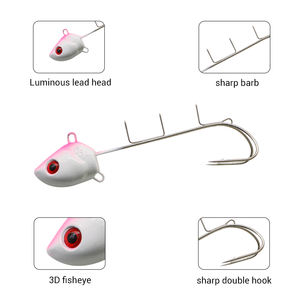 Leurre de pêche artificiel en métal lumineux, jigging, appât dur, hameçons en acier inoxydable, modèle <span class=keywords><strong>Tenya</strong></span> JY-30, 120g, appâts pour zander, bar de mer - Product Image 3