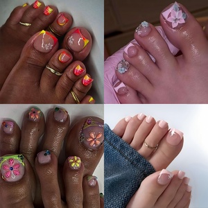 <span class=keywords><strong>Uñas</strong></span> Postizas Acrílicas Hechas a Mano <span class=keywords><strong>de</strong></span> Alta Calidad, Reutilizables, Cuadradas, para los <span class=keywords><strong>Pies</strong></span>, <span class=keywords><strong>Uñas</strong></span> Artificiales al por Mayor, Diseño <span class=keywords><strong>de</strong></span> <span class=keywords><strong>Uñas</strong></span> - Product Image 2