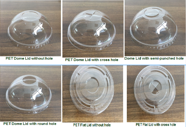 8oz Disposable Drinking Cup PET Plastic Dessert Cups 250ml