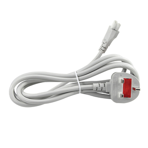 BS1363 UK Mains Power Cord to IEC C5 Connector 0.75mm² 3 Core Cable - Product Image 2