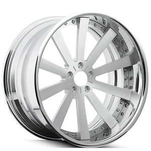 ล้อฟอร์จ SY-2052 ขอบเงาสีเงินโครเมียมแบบ Concavo ลายหลายก้าน ขนาด 22 นิ้ว 24 นิ้ว 26 นิ้ว 28 นิ้ว พร้อมขอบล้อขนาด <span class=keywords><strong>7</strong></span> นิ้ว - Product Image 1