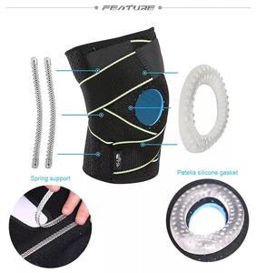 Football professionnel Fitness genouillères bande de pansement élastique avec ceinture rotule néoprène Sport sangle soutien protecteur - Product Image 4
