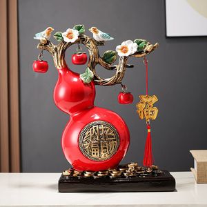 Gourde pomme ornement chanceux salon meuble TV armoire à vin décoration bureau décoration de bureau cadeaux de pendaison de crémaillère - Product Image 2