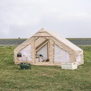 优质充气帐篷野营户外防水大家庭出售双层弹出式自动帐篷