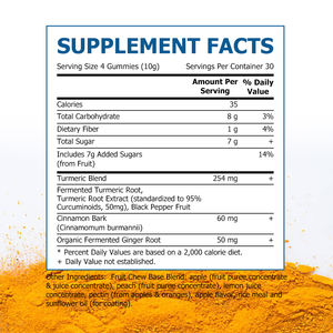 Permen Kunyit Berkualitas Tinggi Suplemen Herbal dengan Serat Makanan Mendukung Kesehatan Sendi dan Meningkatkan Sistem Kekebalan Tubuh - Product Image 2