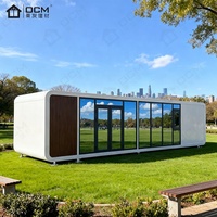 Cabine en bois préfabriquée Apple, maison modulaire miniature, villa, complexe hôtelier, glamping, Airbnb, lodge de jardin, cabine, unité de vie en plein air, retraite écologique