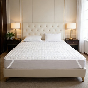 Vente directe usine – <span class=keywords><strong>Protège</strong></span>-<span class=keywords><strong>matelas</strong></span> unisexe 100 % coton, résistant à l'eau, à couverture intégrale, avec sangles, pour hôtels, maisons et hôpitaux - Product Image 3
