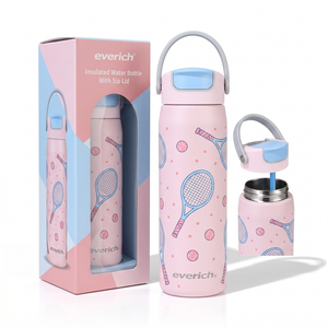 Botella <span class=keywords><strong>de</strong></span> Agua Aislada Libre <span class=keywords><strong>de</strong></span> BPA con Tapa para Beber con una Mano <span class=keywords><strong>y</strong></span> Asa, <span class=keywords><strong>de</strong></span> 14 a 40 oz, Perfecta para el Gimnasio <span class=keywords><strong>y</strong></span> el Campo <span class=keywords><strong>de</strong></span> Golf - Product Image 4