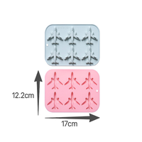 Nouveaux moules en silicone en forme d'avion à 6 styles pour la pâtisserie, les bonbons, le chocolat, les desserts, la résine et les gâteaux, pour usage domestique