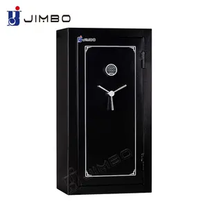 JIMBOホット販売スマートメタル盗難セキュリティガンロッカー耐火ガンセーフ指紋ガンセーフ