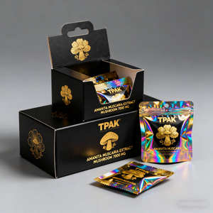 Digital Printing Stand up Bags Tear Notch Mylar Zipper Pouch With <b>Box</b> for Candy Tea Nuts <b>Sweet</b> Business Use - Product Image 5